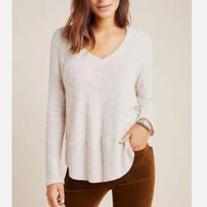 Eri + Ali Space Dyed Hacci Tunic Top | | Almond | XS